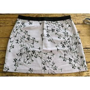 Miss Selfridge Womens Size 12 Lilac Floral Print Asymmetrical Skirt NWT